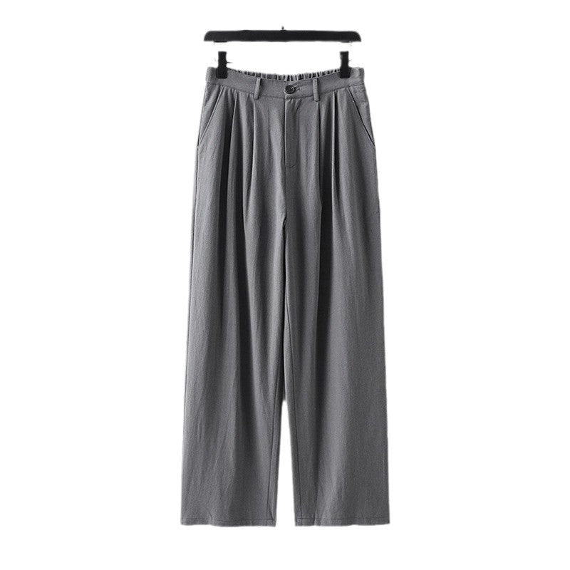 Ladies Wide Pleat Trousers with High Waist Chichicherry