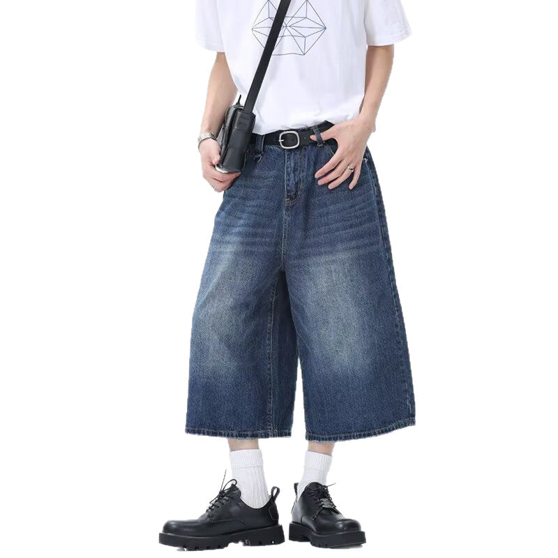 Unisex Fashion Wide Jeans Chichicherry