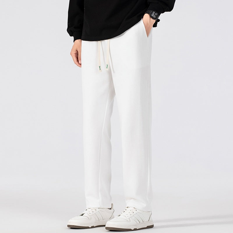 Men's loose-fitting fleece jogging pants with drawstring waistband and elastic leg cuffs Chichicherry