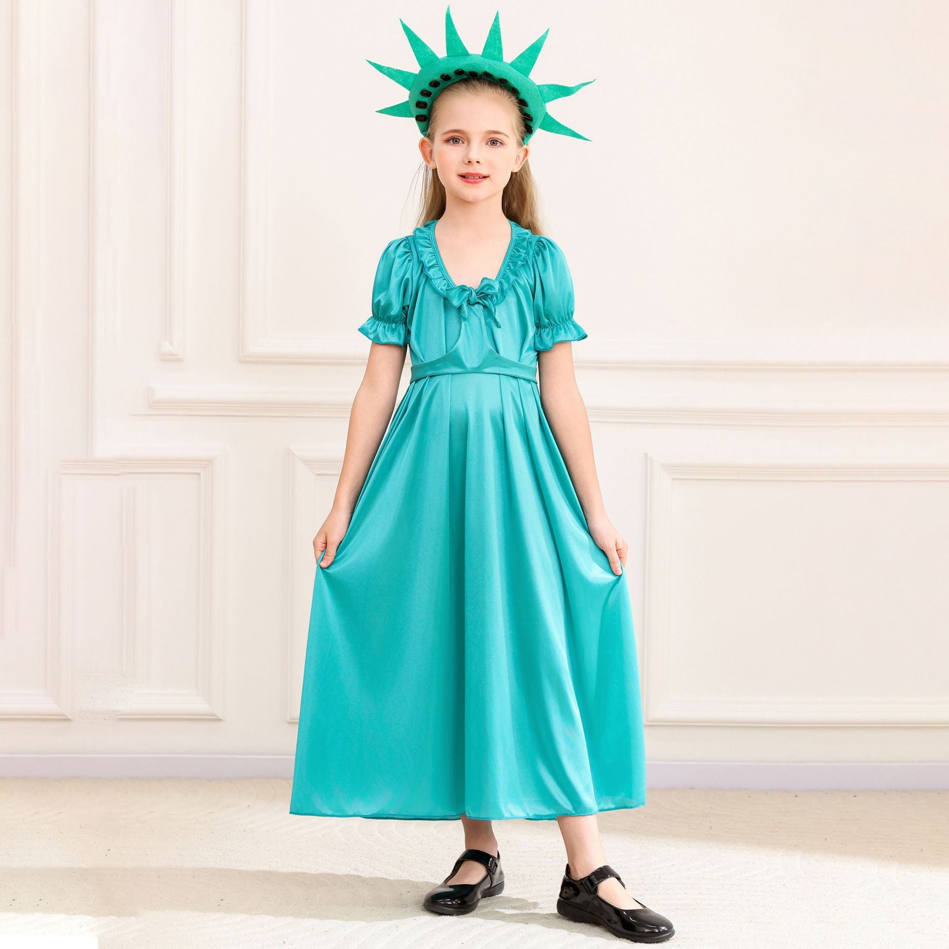 Girl Freedom Statue Costume Chichicherry