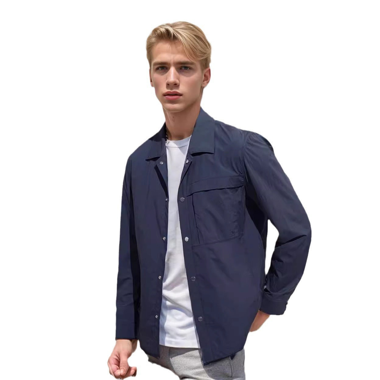 Men's multifunctional overshirt made of technical microfiber Chichicherry