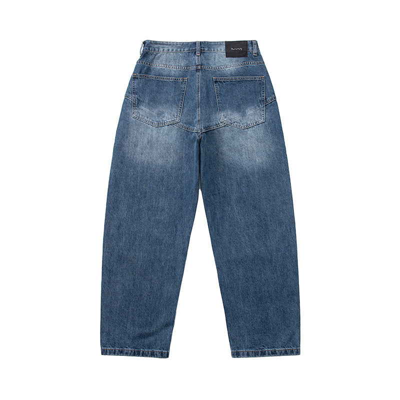 Women's baggy jeans with a high waist, relaxed fit, and destroy details Chichicherry