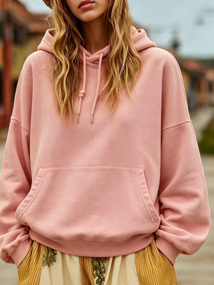 Women's Oversized Hoodie with Kangaroo Pocket and Relaxed Fit Chichicherry