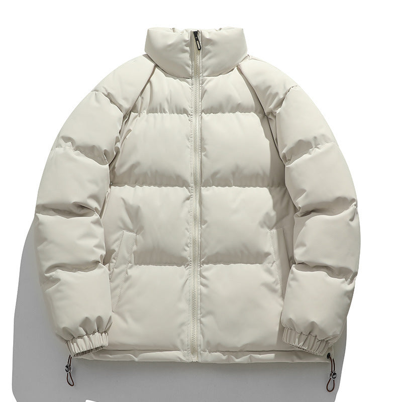 Unisex Padded Quilted Transitional Jacket with High Collar and Adjustable Hem Chichicherry
