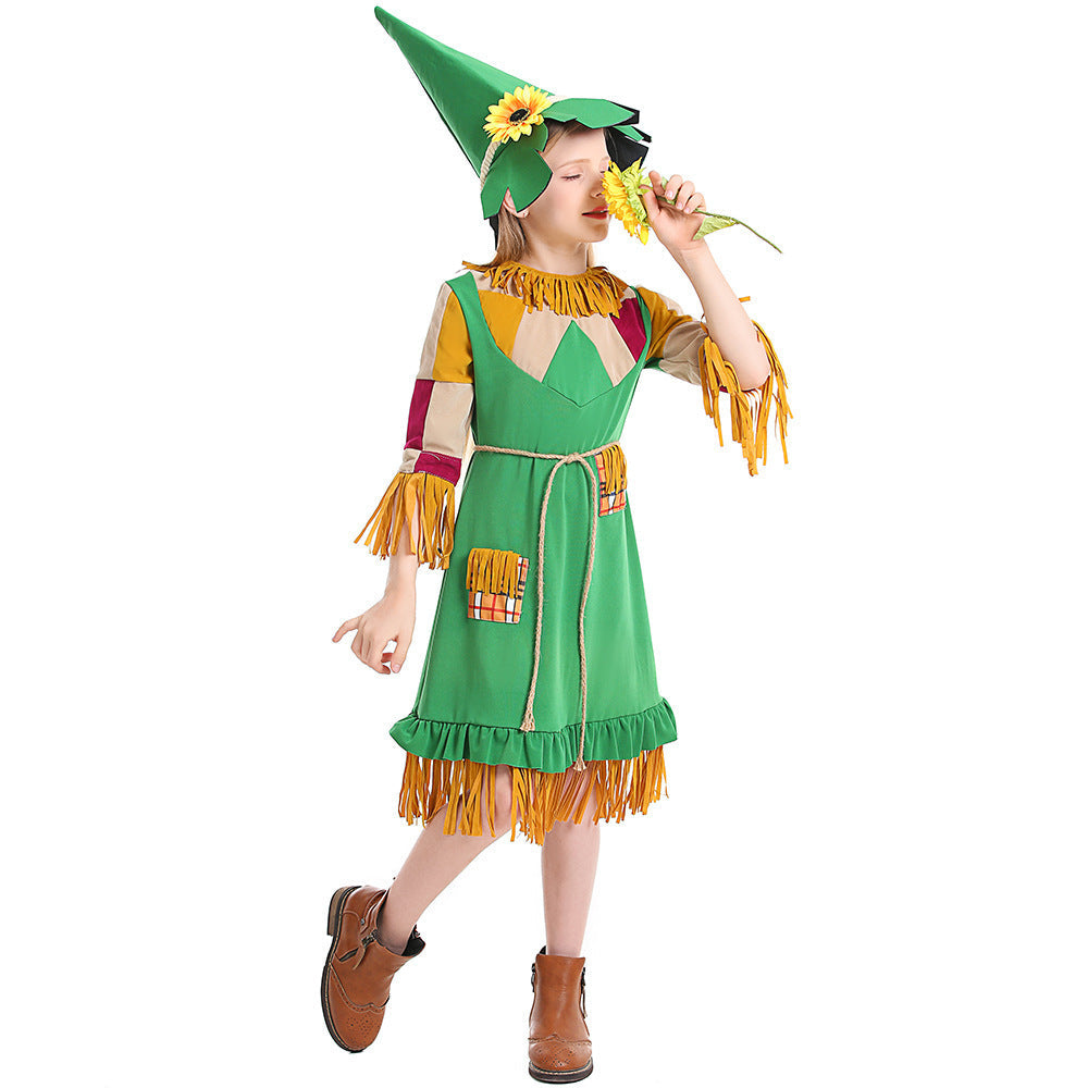 Girl Scarecrow Costume Chichicherry
