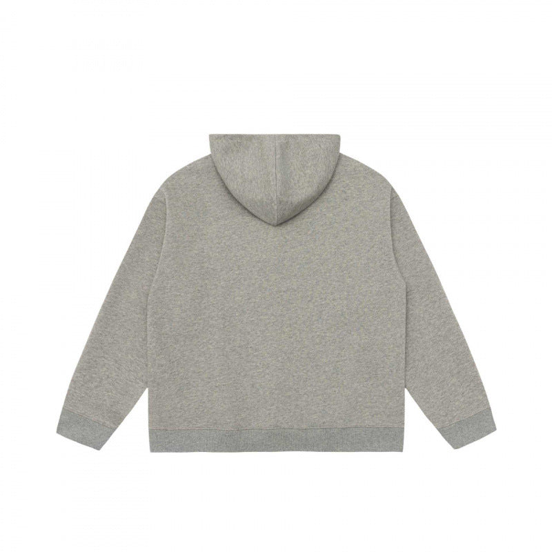 Unisex Hoodie Half-Zip Sweatshirt with Kangaroo Pocket and Ribbed Cuffs Chichicherry