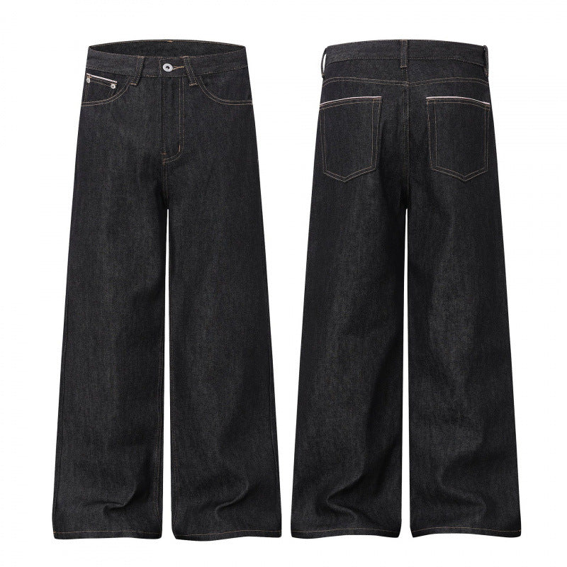 Ladies Wide Highwaist Jeans in Balloon Cut with Wide Leg and Classic Pocket Design Chichicherry