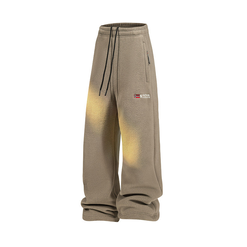 Women's fleece pants with elastic waistband, zip pockets, and thermo inner lining Chichicherry