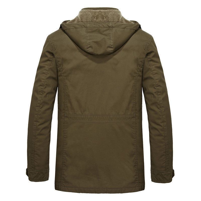 Men's field parka with teddy lining and adjustable hood Chichicherry