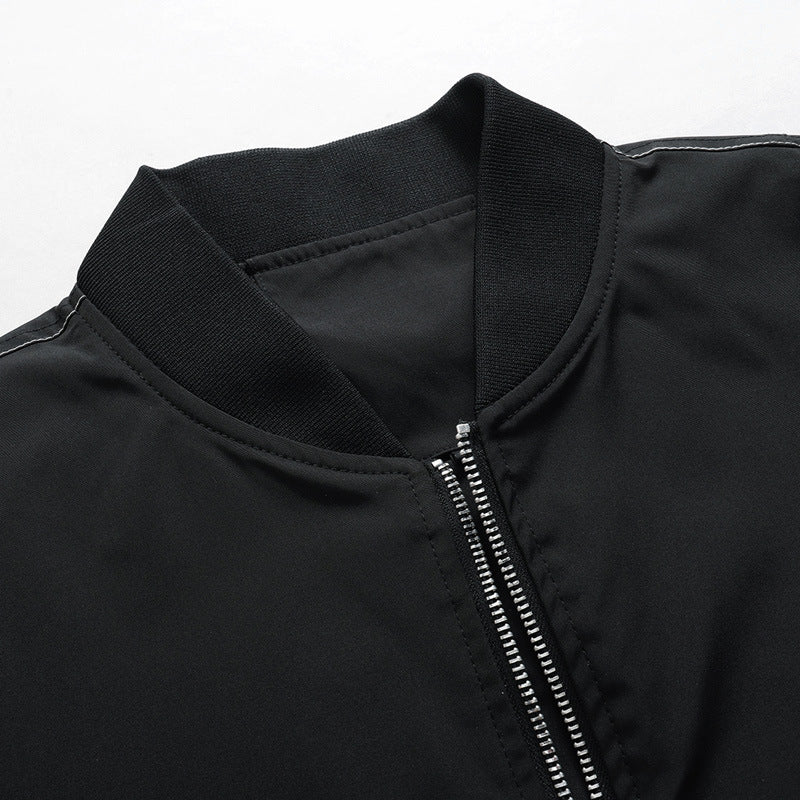 Men's lightweight bomber jacket in aviator look with arm pocket and contrast stitching Chichicherry