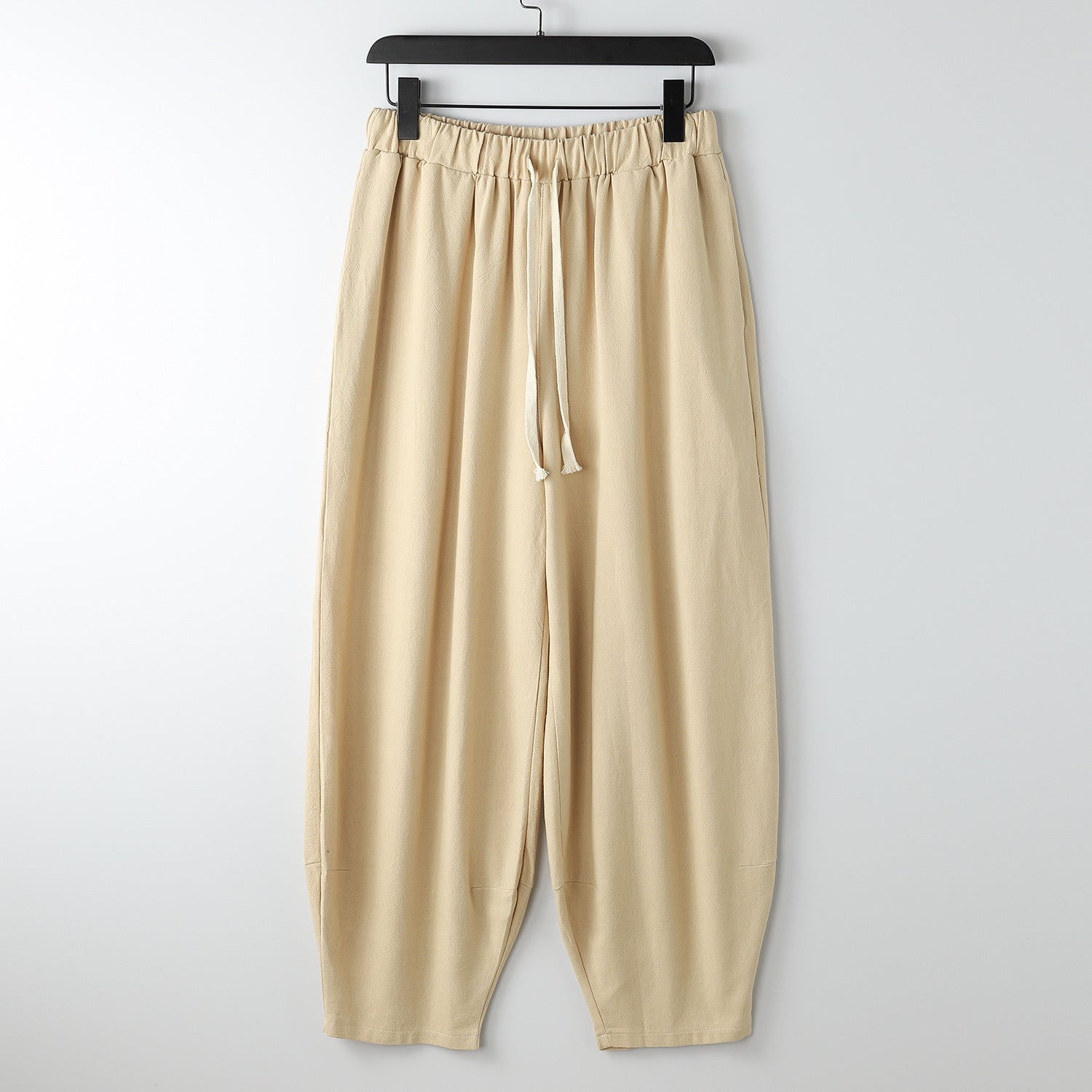 Women Casual Harem Jogger Pants with High Elastic Waistband and Drawstring Chichicherry