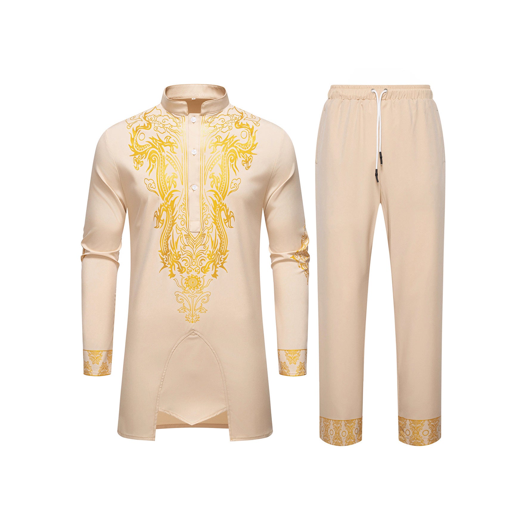Men's Tunic and Leisure Trousers Set Chichicherry