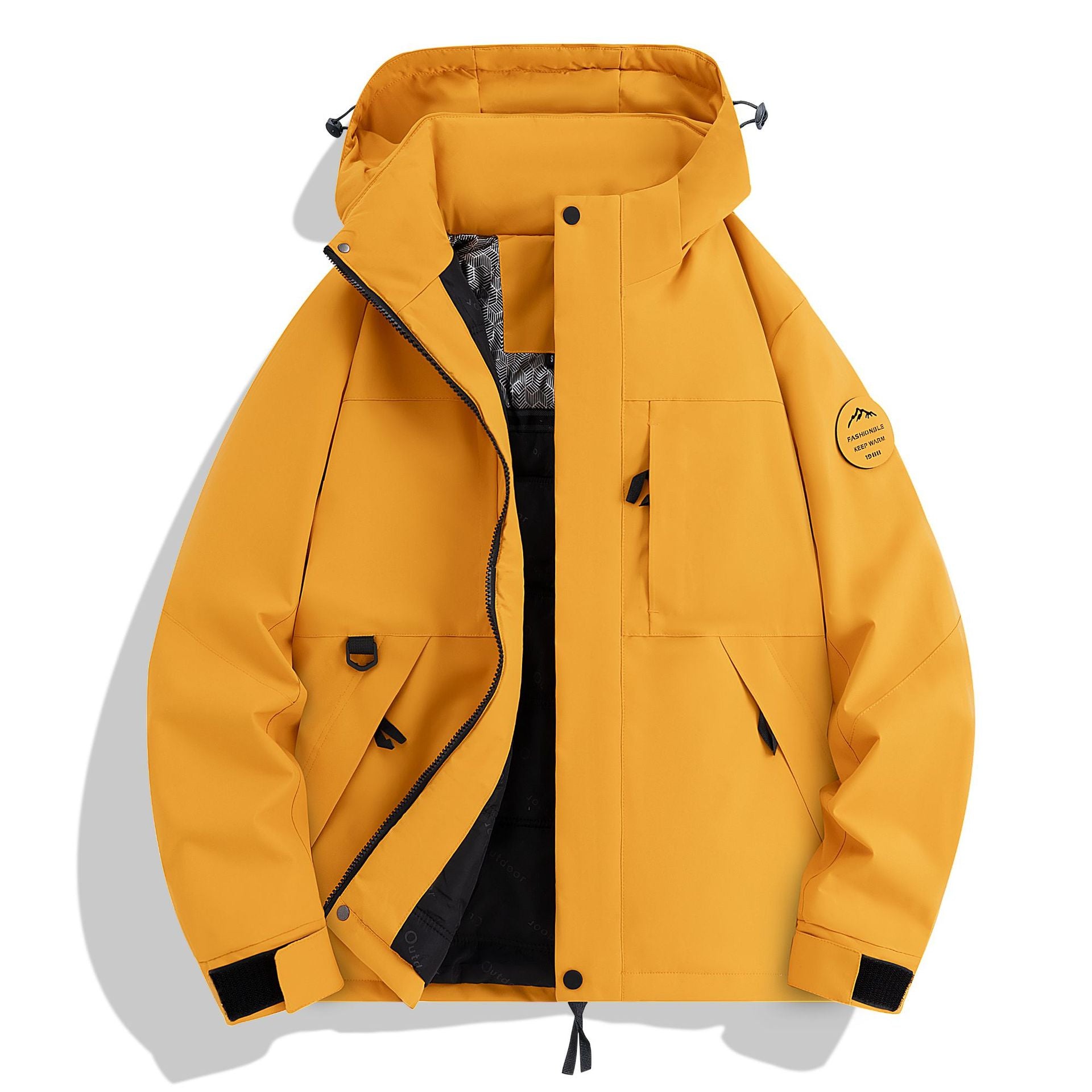Men's Waterproof and Breathable Softshell Outdoor Jacket Chichicherry