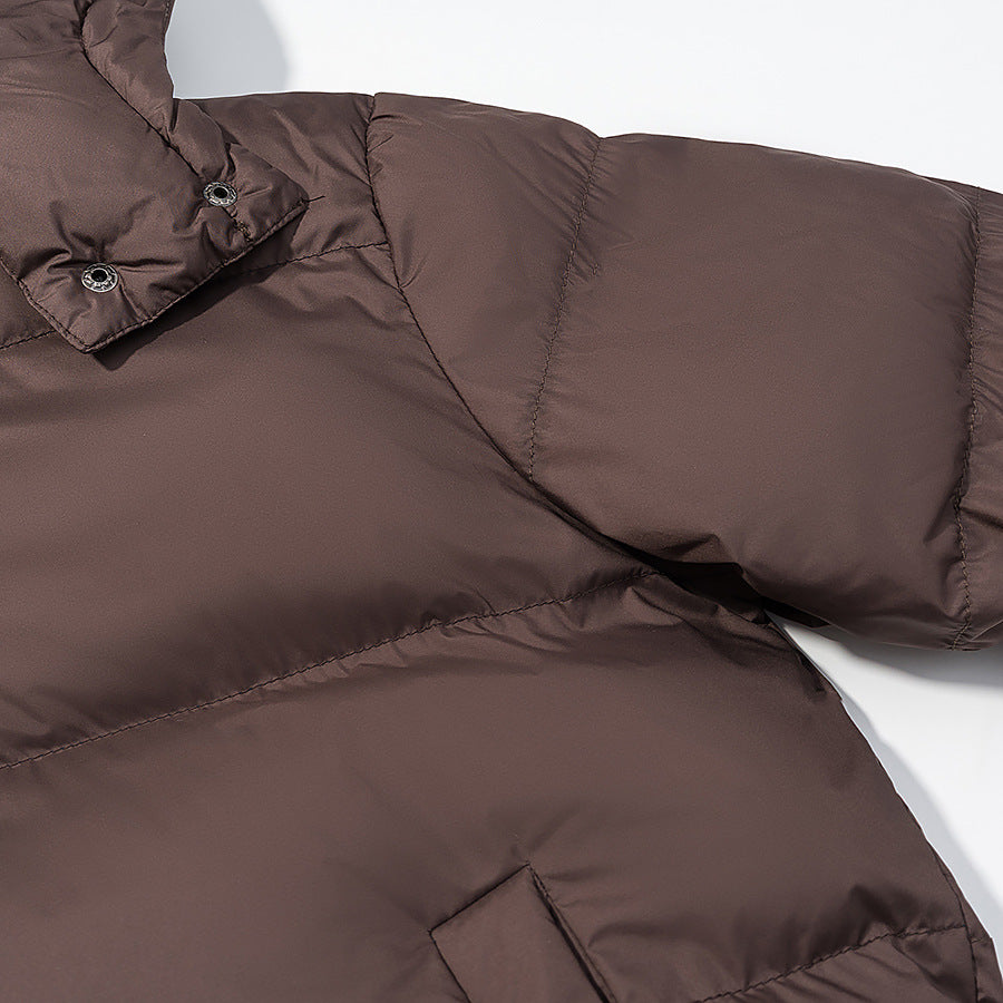 Women's Padded Down-Look Quilted Jacket with Removable Hood Chichicherry