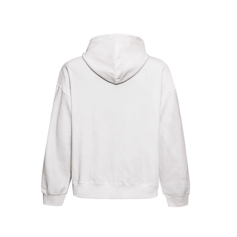 Women's Casual Oversized Hoodie with Typo Front Print, Dropped Shoulders and Kangaroo Pocket Chichicherry