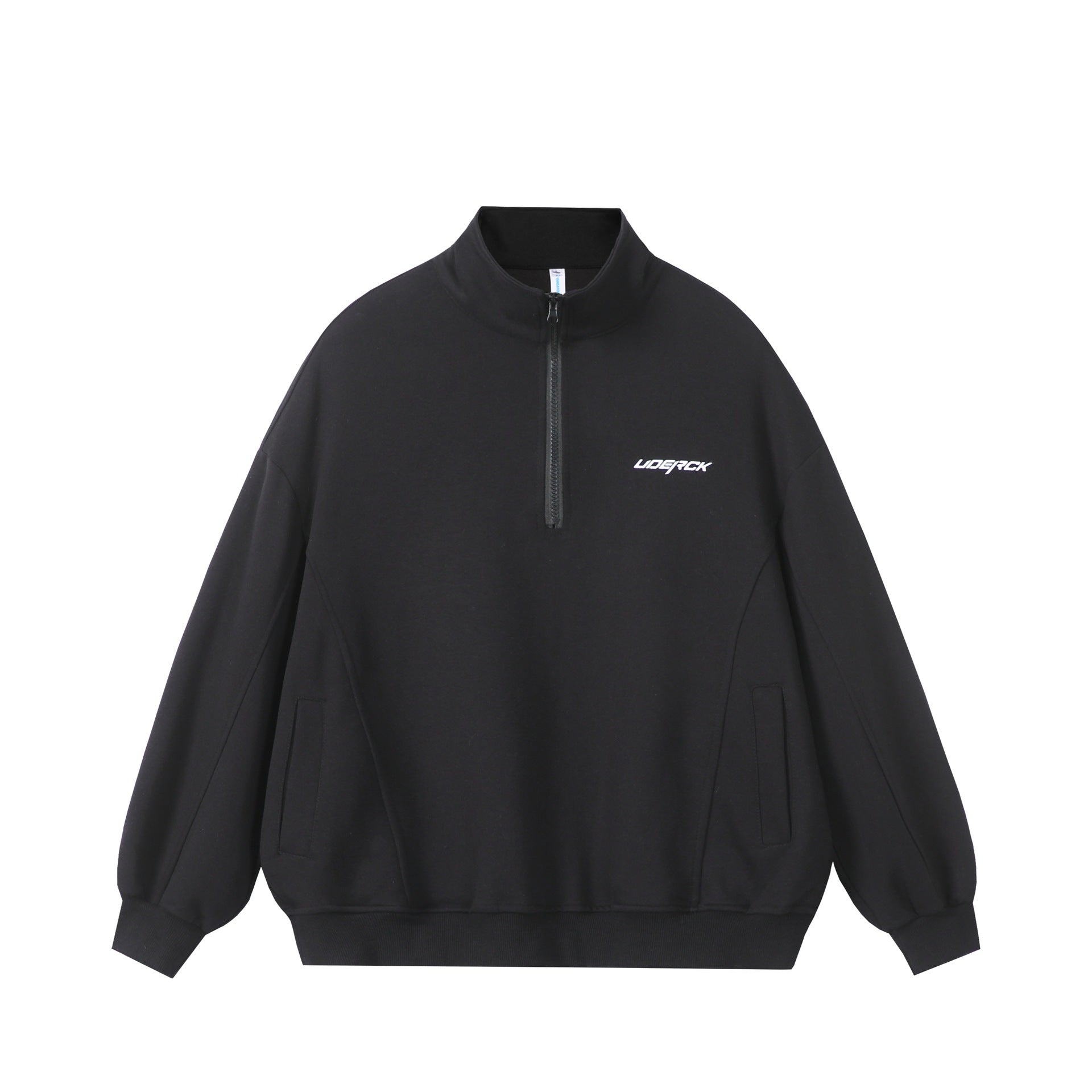 Unisex Oversize-Halfzip-Sweatshirt made of French Terry with Stand-up Collar Chichicherry