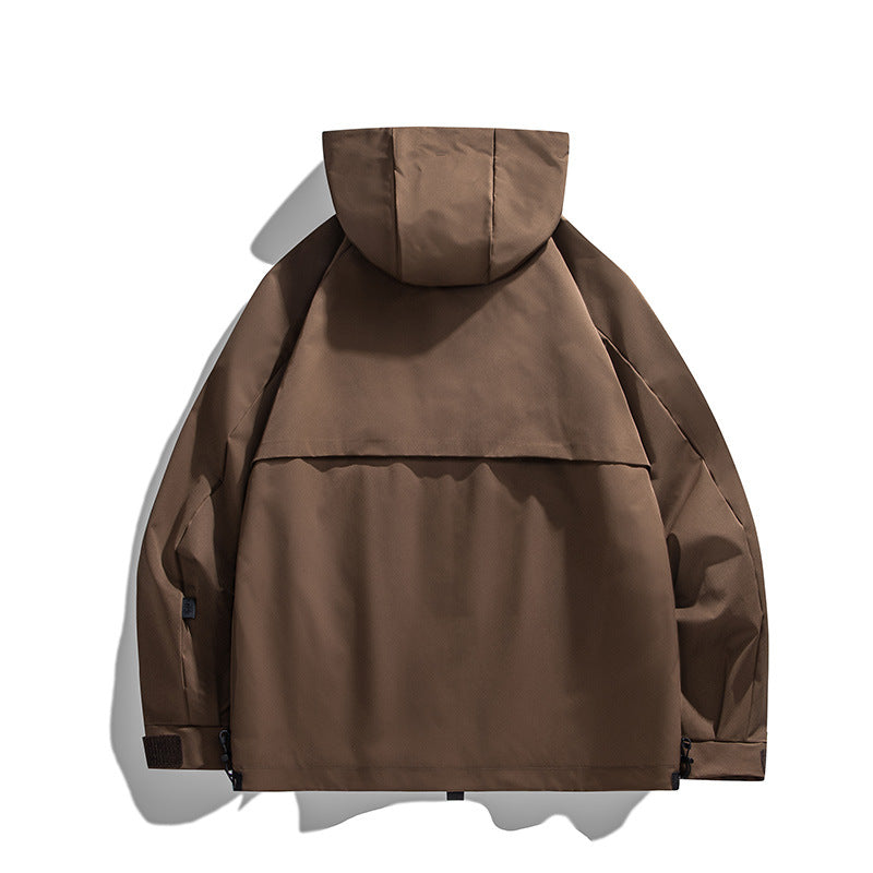 Men's Technical Utility Hoodie with Multifunctional Pockets Chichicherry