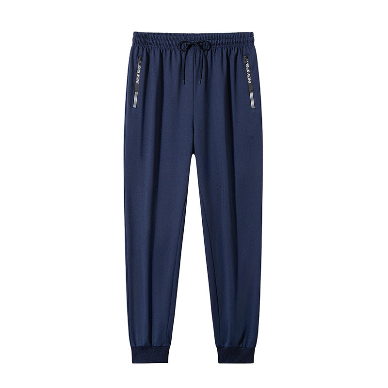 Men's sporty functional training pants with elastic drawstring, zip pockets & tapered leg Chichicherry