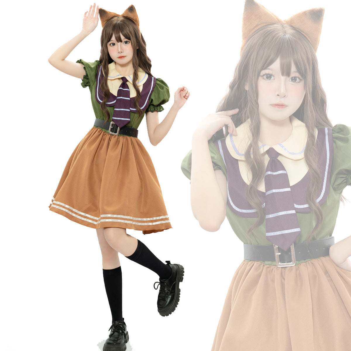 Girls costume set in animal design with accessories Chichicherry