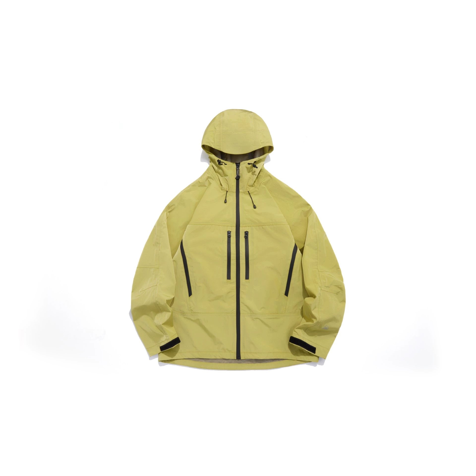 Unisex Technical Hooded Outdoor Jacket with Taped Zippers Chichicherry