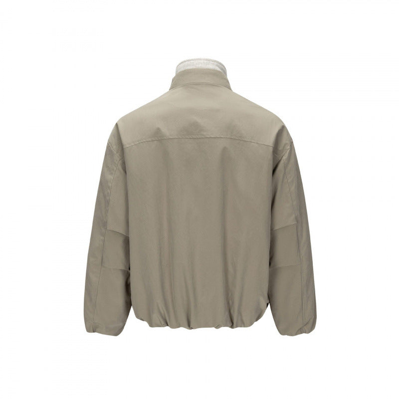 Men's ultralight tech blouson jacket with raglan sleeves, stand-up collar, and zip pockets Chichicherry