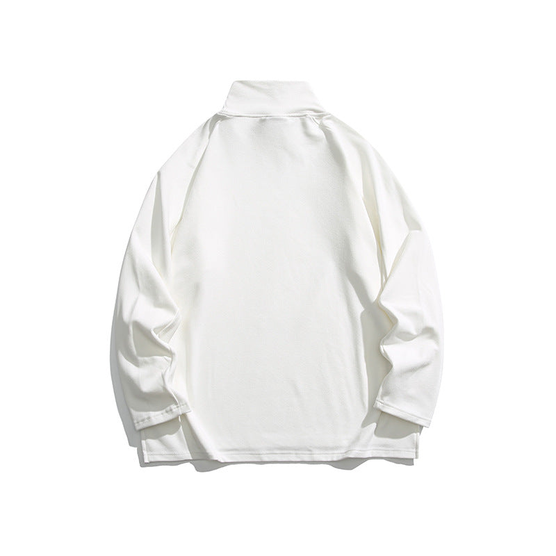 Unisex Oversize Roll Neck Sweatshirt made of soft cotton blend with raglan sleeves Chichicherry