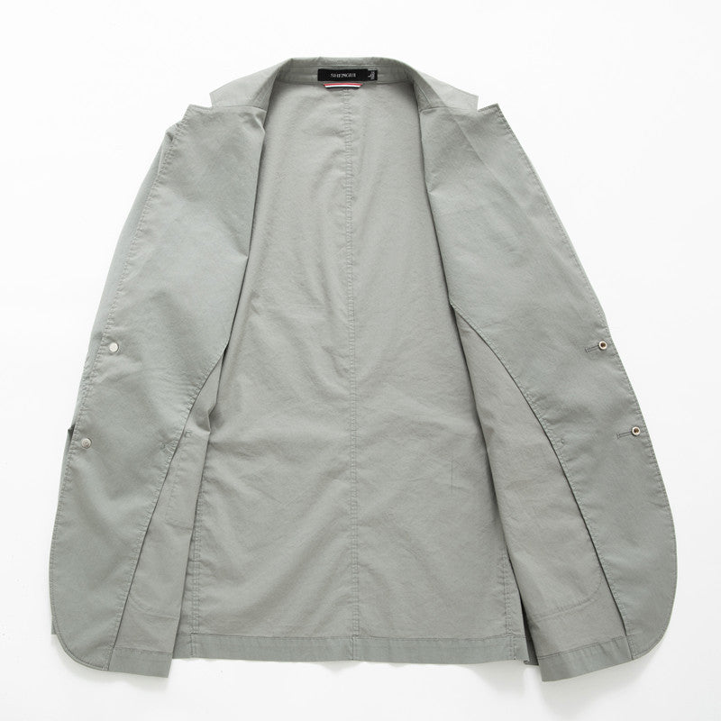 Men's lightweight unstructured blazer with patch pockets Chichicherry