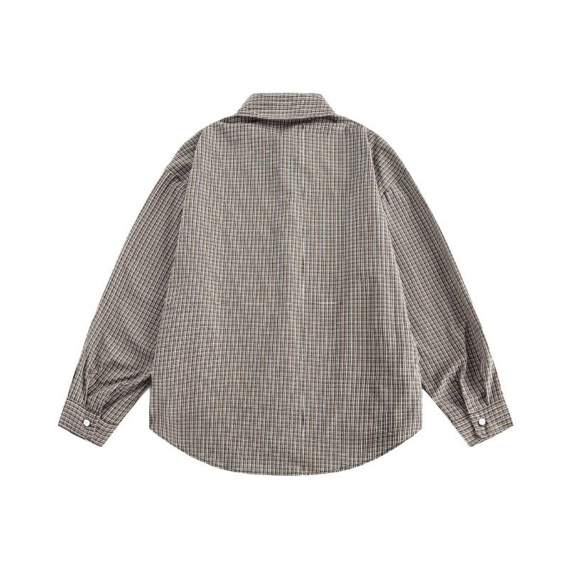 [Unisex Oversize Shirt Jacket in Boxy Cut with Chest Pocket Chichicherry] Chichicherry