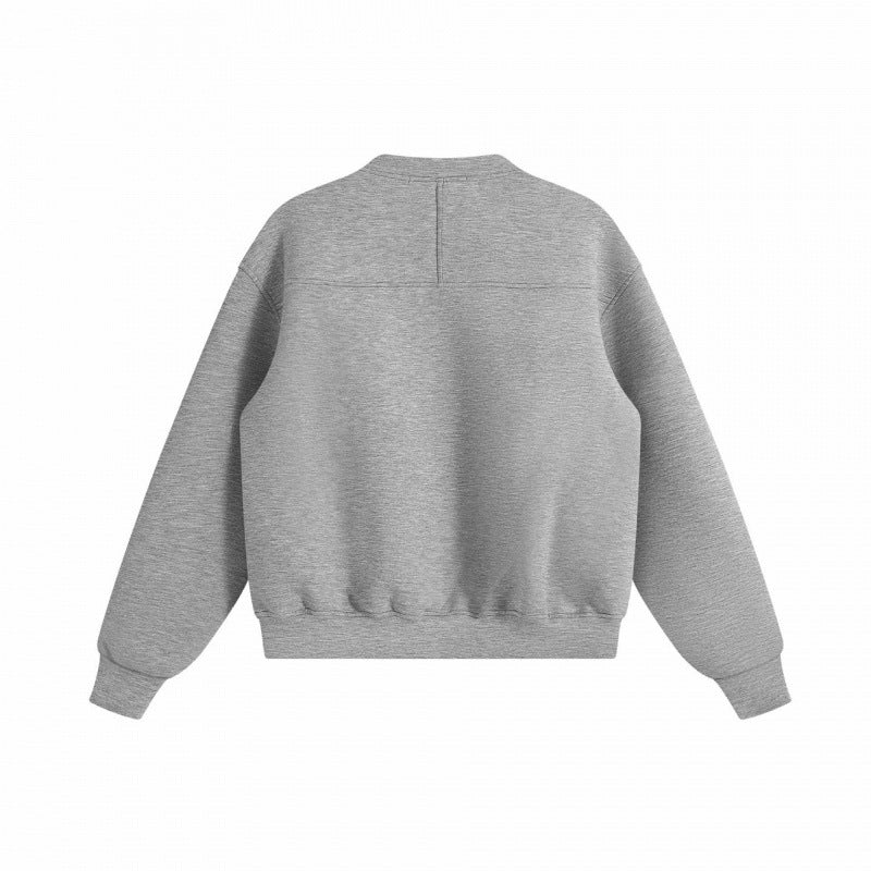 Unisex Boxy-Zip-Bomber Jacket made of French Terry with concealed side pockets and ribbed hem Chichicherry
