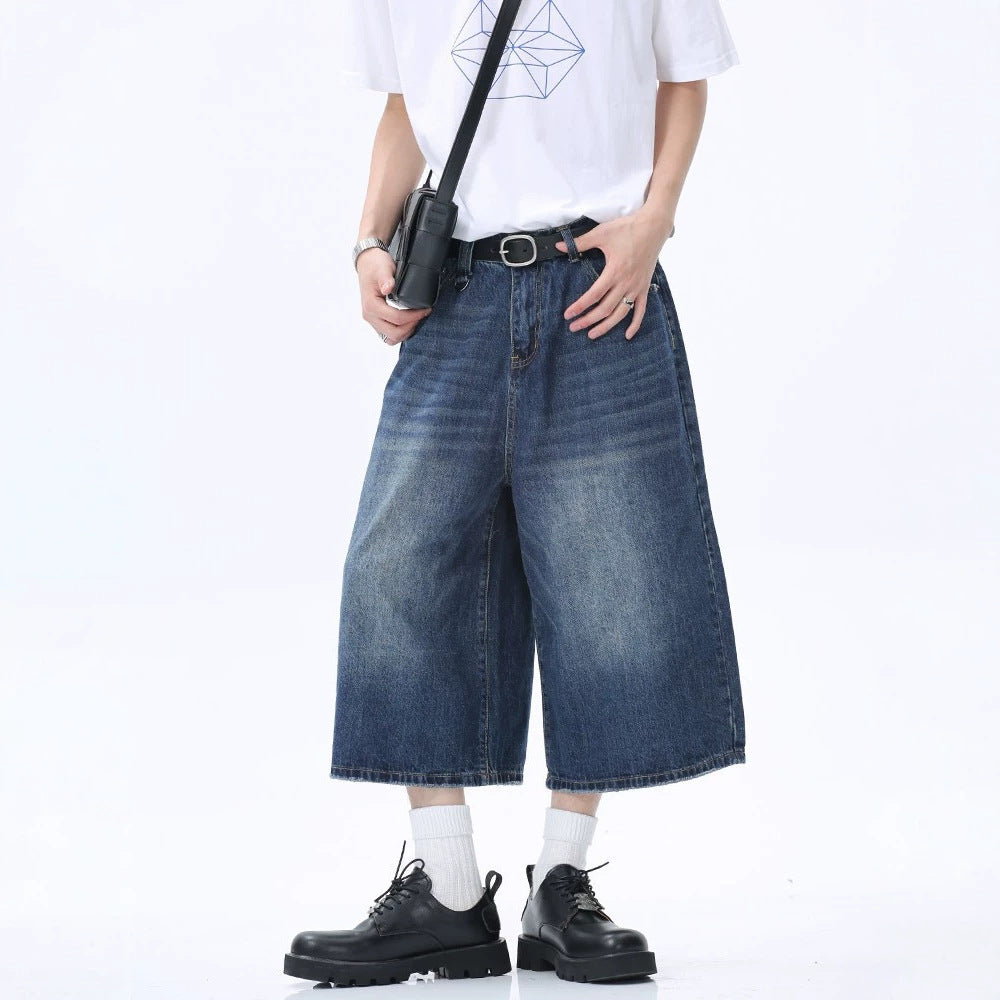 Unisex Fashion Wide Jeans Chichicherry