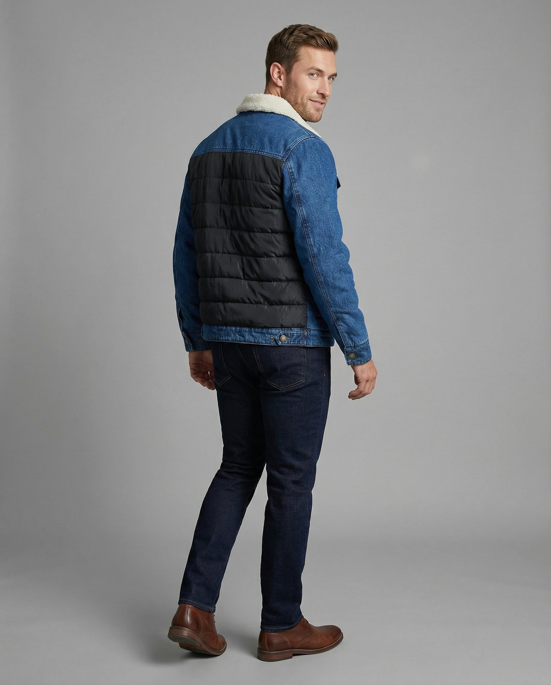 Transitional jacket men's overshirt