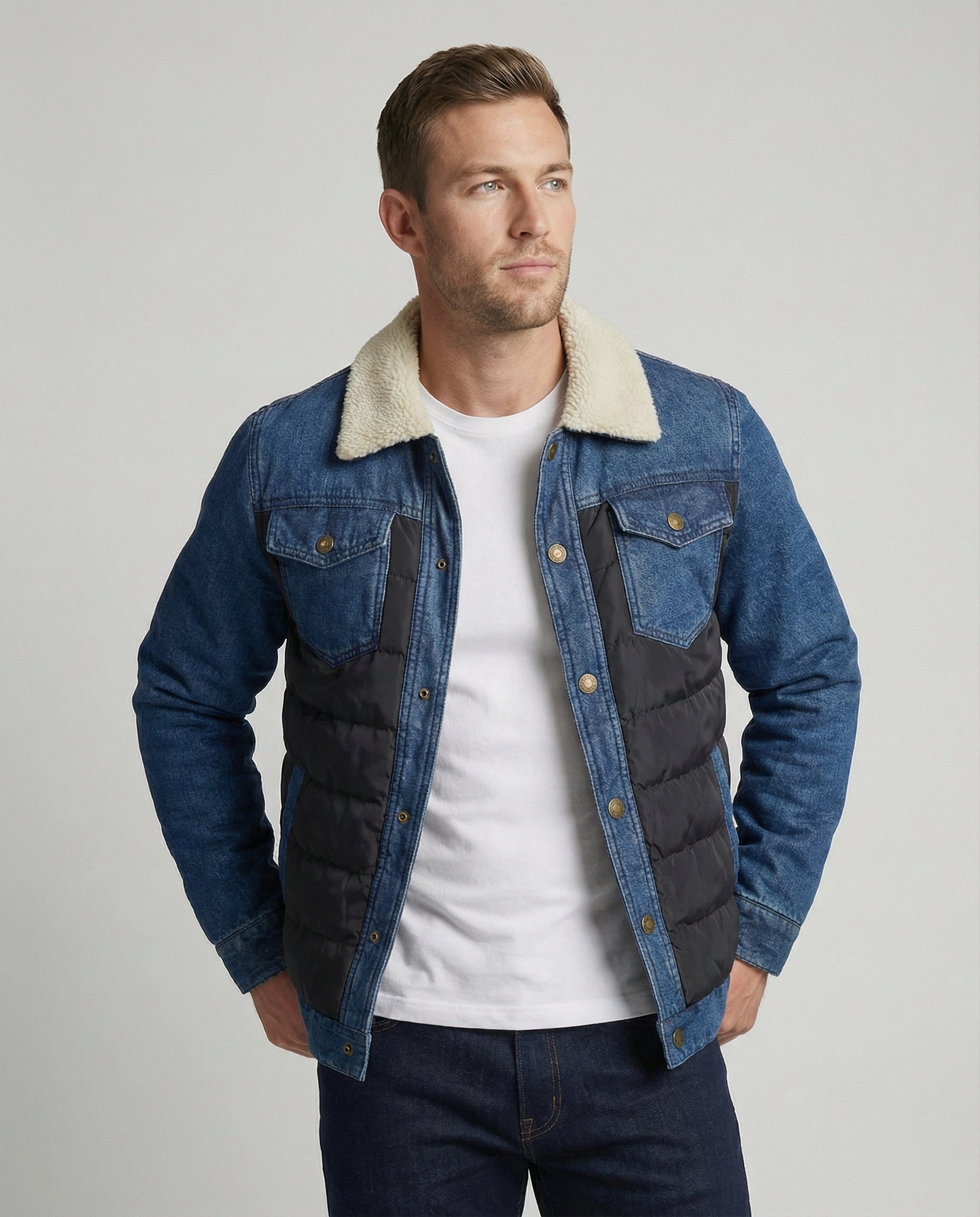 Transitional jacket men's overshirt