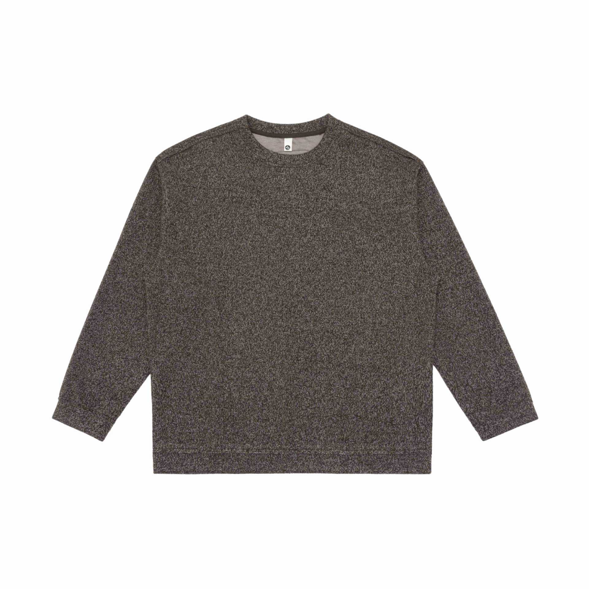Unisex fine structure sweatshirt with round neckline and oversized silhouette Chichicherry