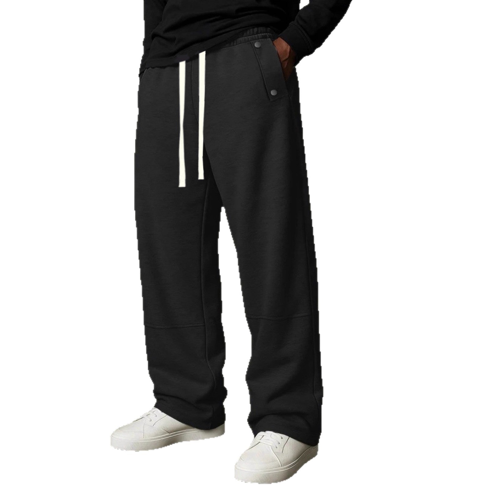 Men's Relaxed-Fit Jogging Pants with high comfort waist, drawstring & utility details Chichicherry