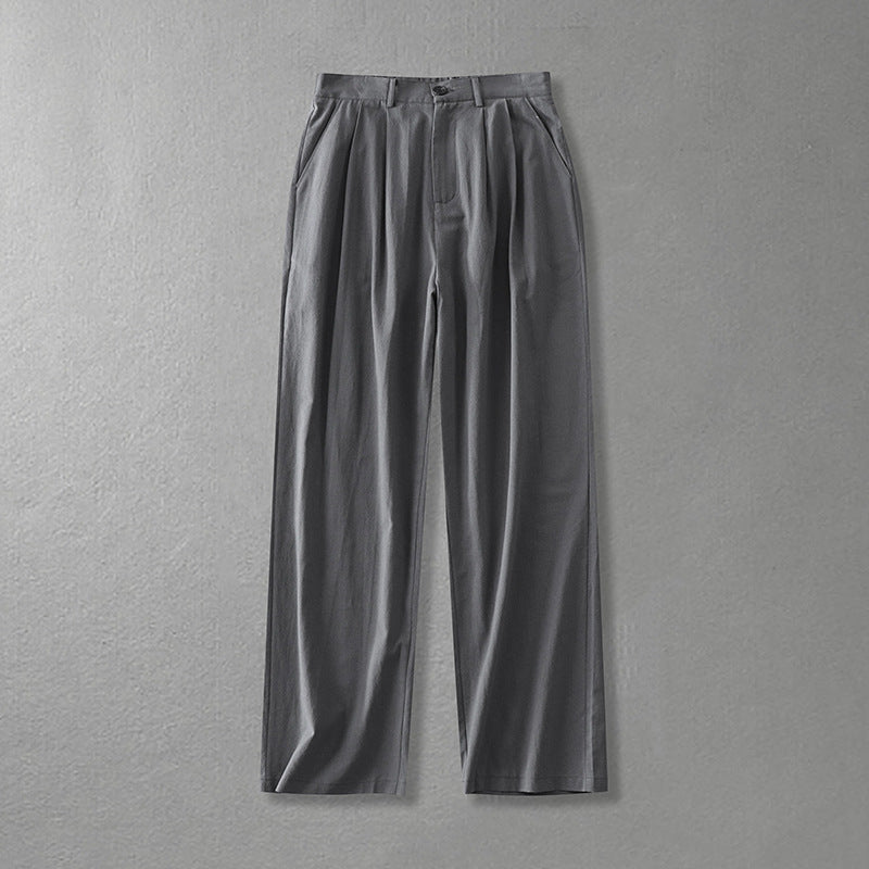 Ladies Wide Pleat Trousers with High Waist Chichicherry