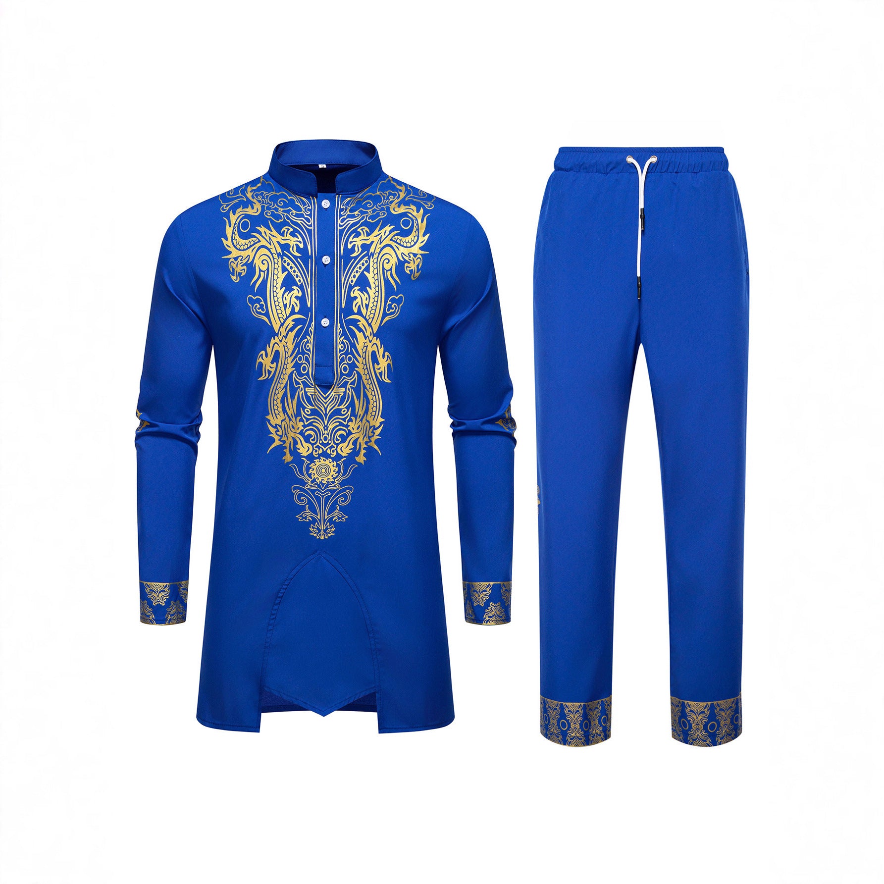 Men's Tunic and Leisure Trousers Set Chichicherry