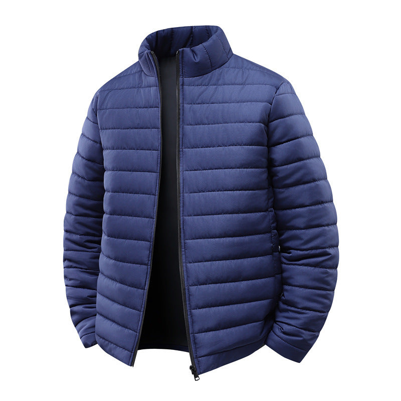 Men's quilted jacket with light thermal insulation and high stand-up collar Chichicherry