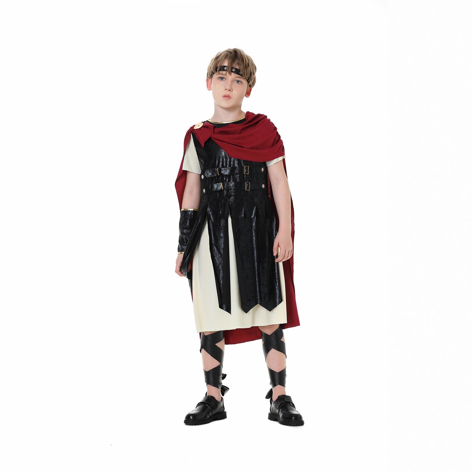 Girls Gladiator Costume with Cape and Accessories Chichicherry
