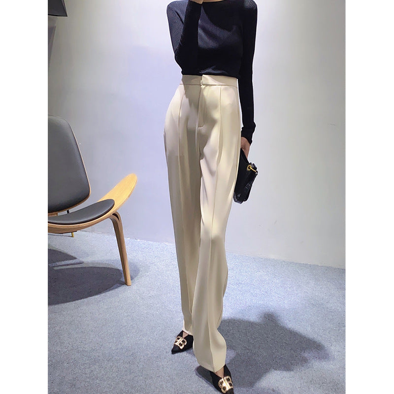 Women's Elegant and Chic High-Waisted Trousers Drune