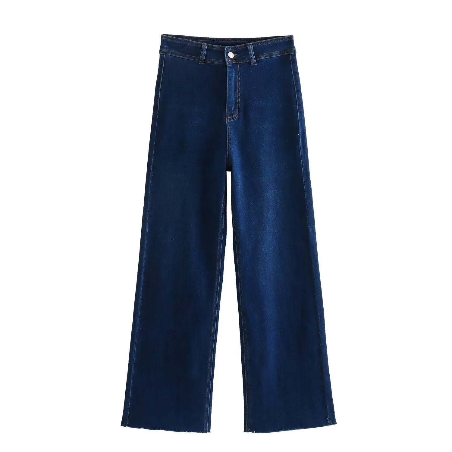 Women's loose high-waist worker pants with patch back pockets Chichicherry