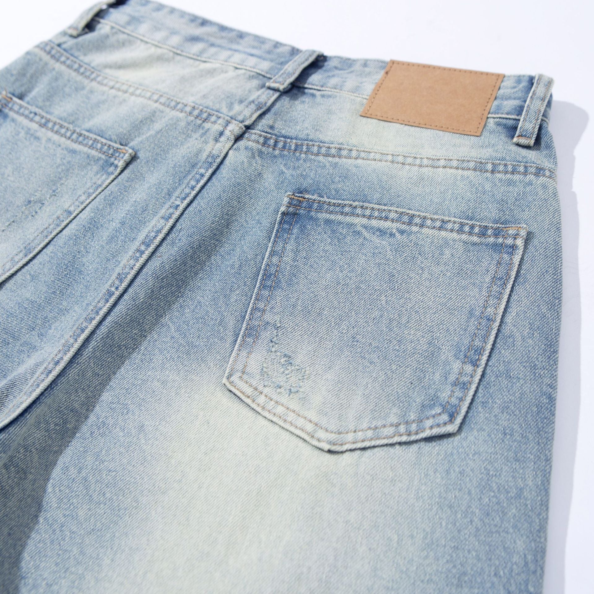 Ladies high-waisted cropped jeans in culotte cut with wide leg fit Chichicherry