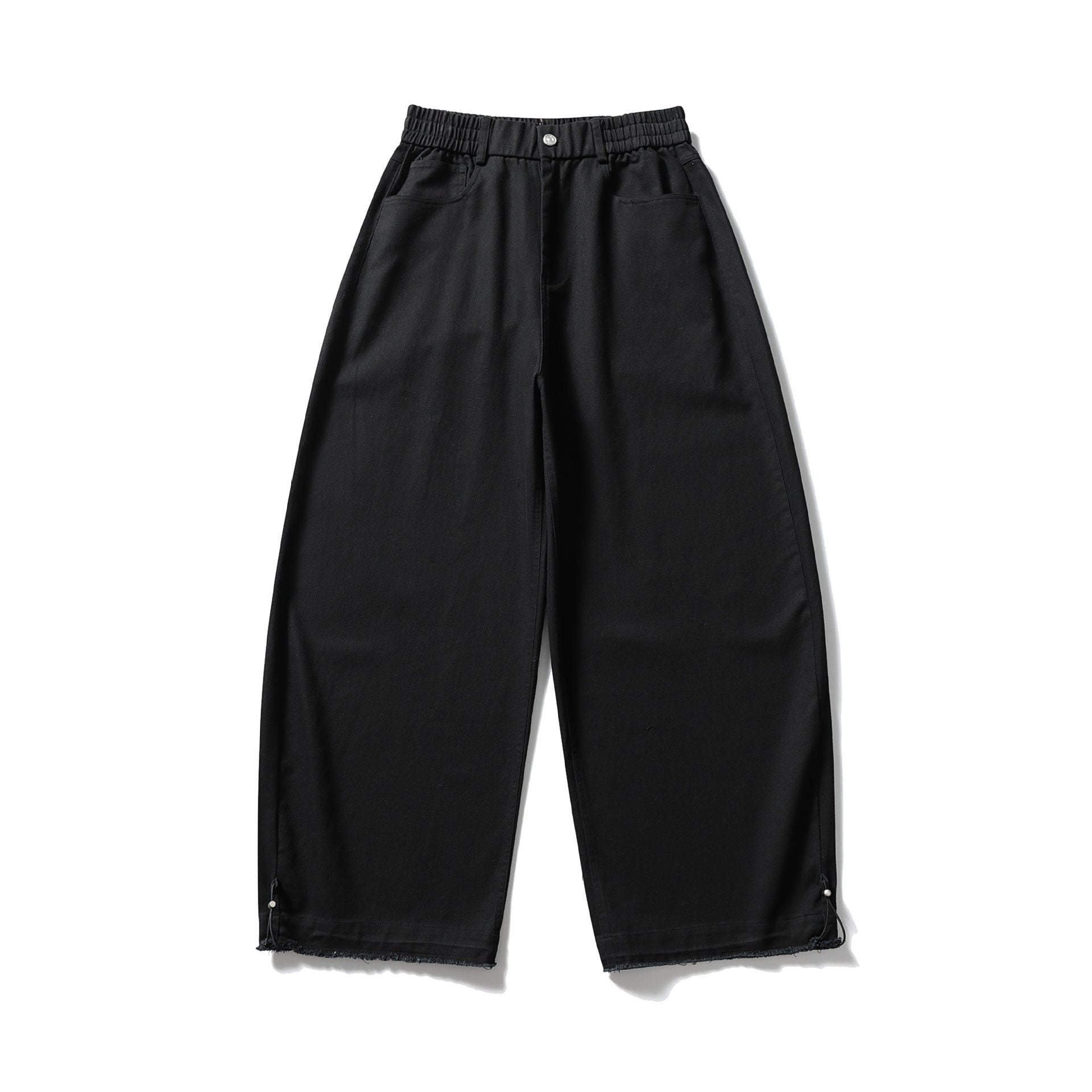 Ladies culotte pants in loose fit with elastic waistband and drawstring Chichicherry
