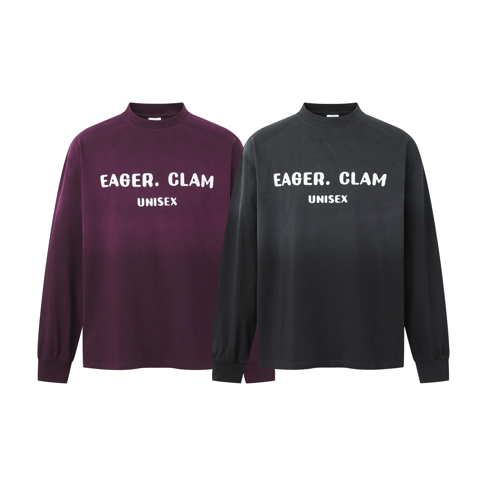 Unisex Oversized Sweatshirt with Mock Neck and Statement Print Chichicherry