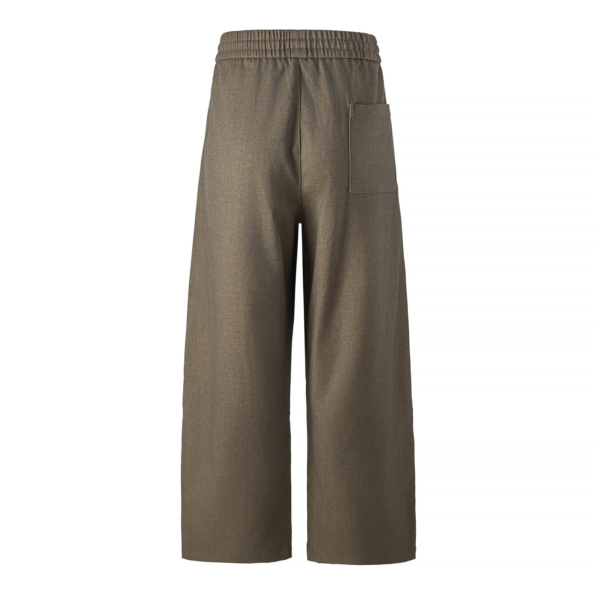 Women's High Waisted Culotte Pants with Wide Leg and Elastic Waistband Chichicherry
