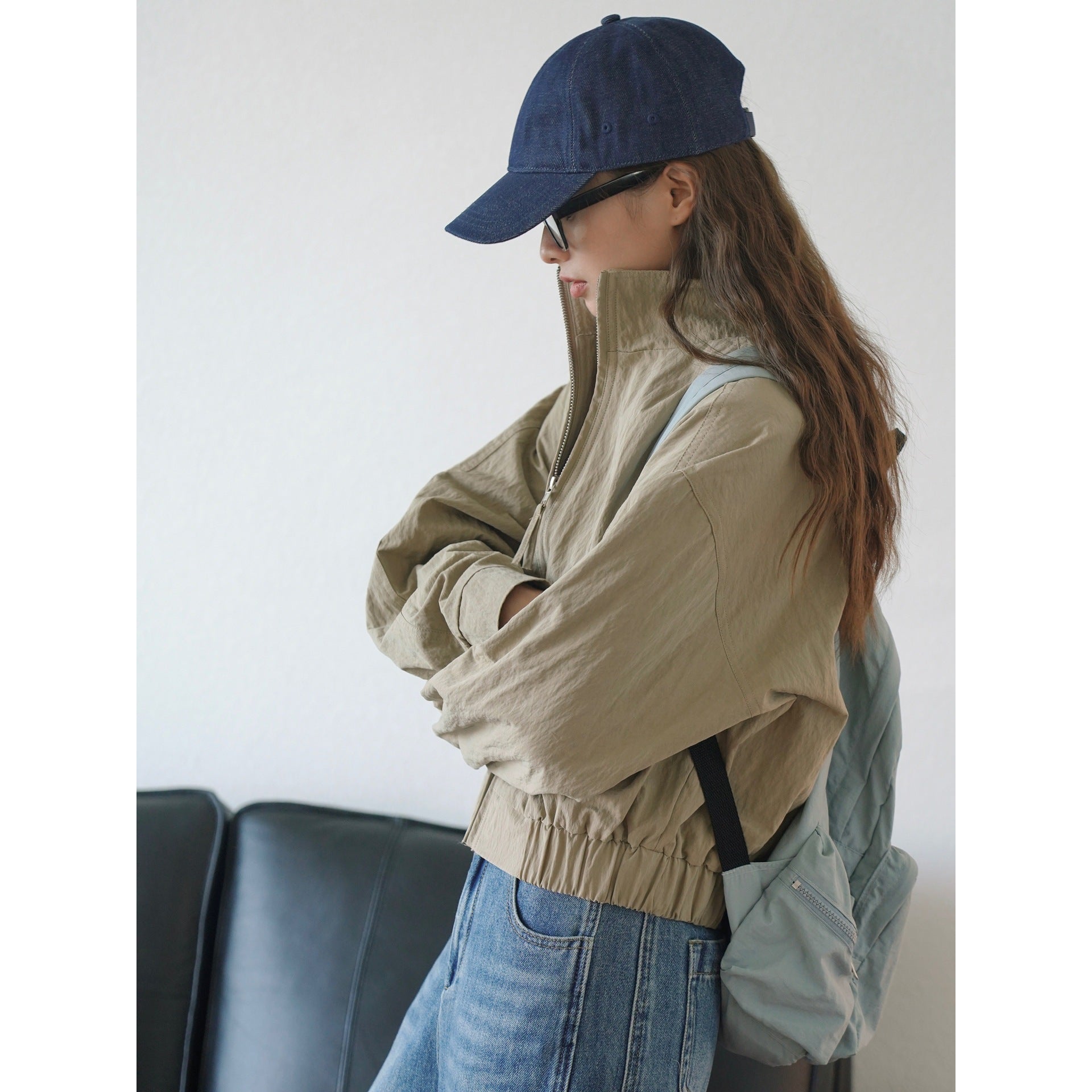 Women’s denim baseball cap with adjustable closure Chichicherry