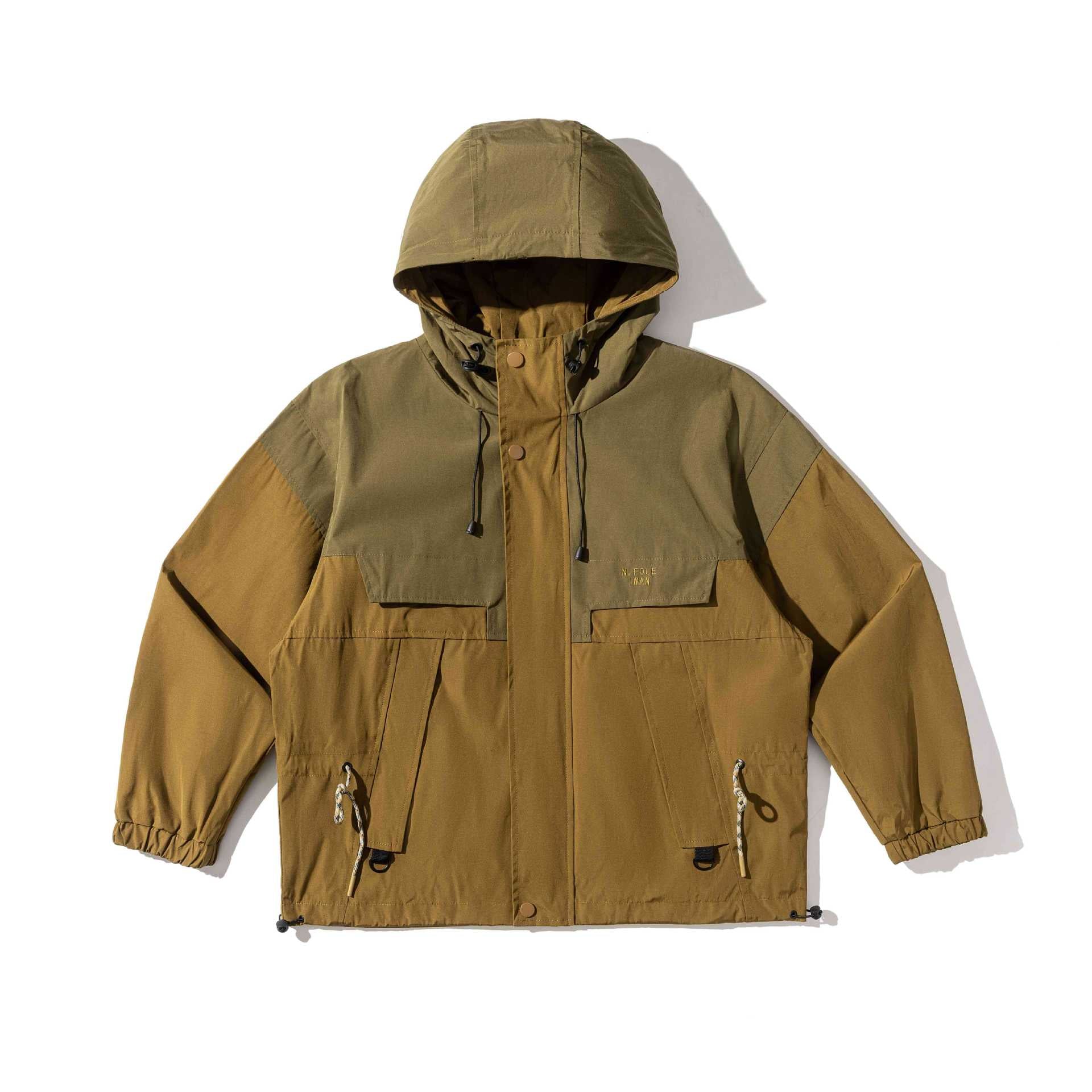 Unisex Functional Field Parka with Hood, Drawstring and Utility Pockets Chichicherry