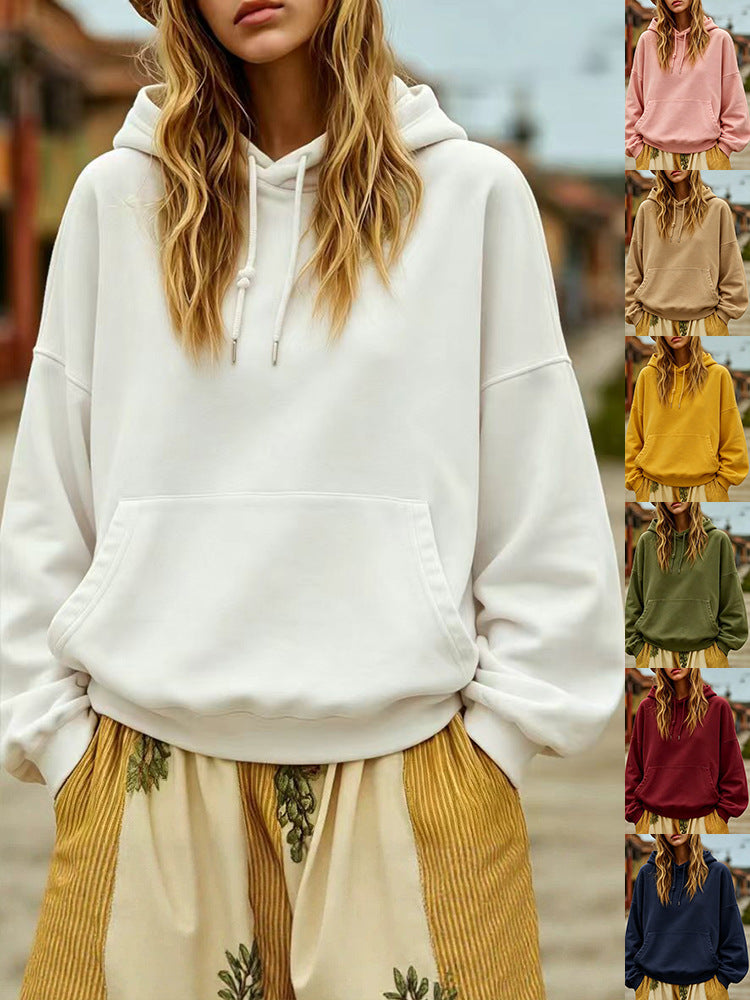 Women's Oversized Hoodie with Kangaroo Pocket and Relaxed Fit Chichicherry