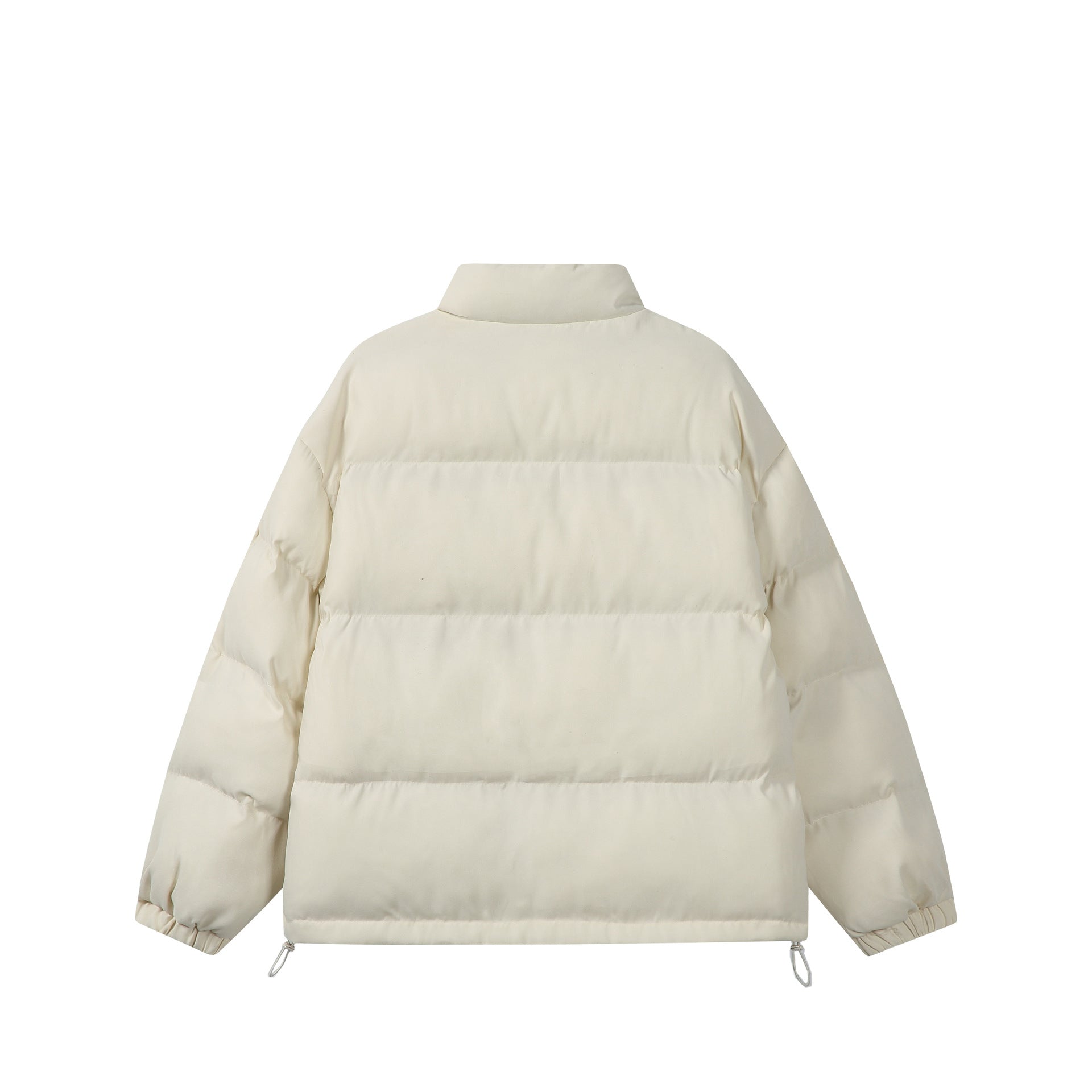 Women's Padded Boxy Quilted Jacket with High Stand-Up Collar Chichicherry