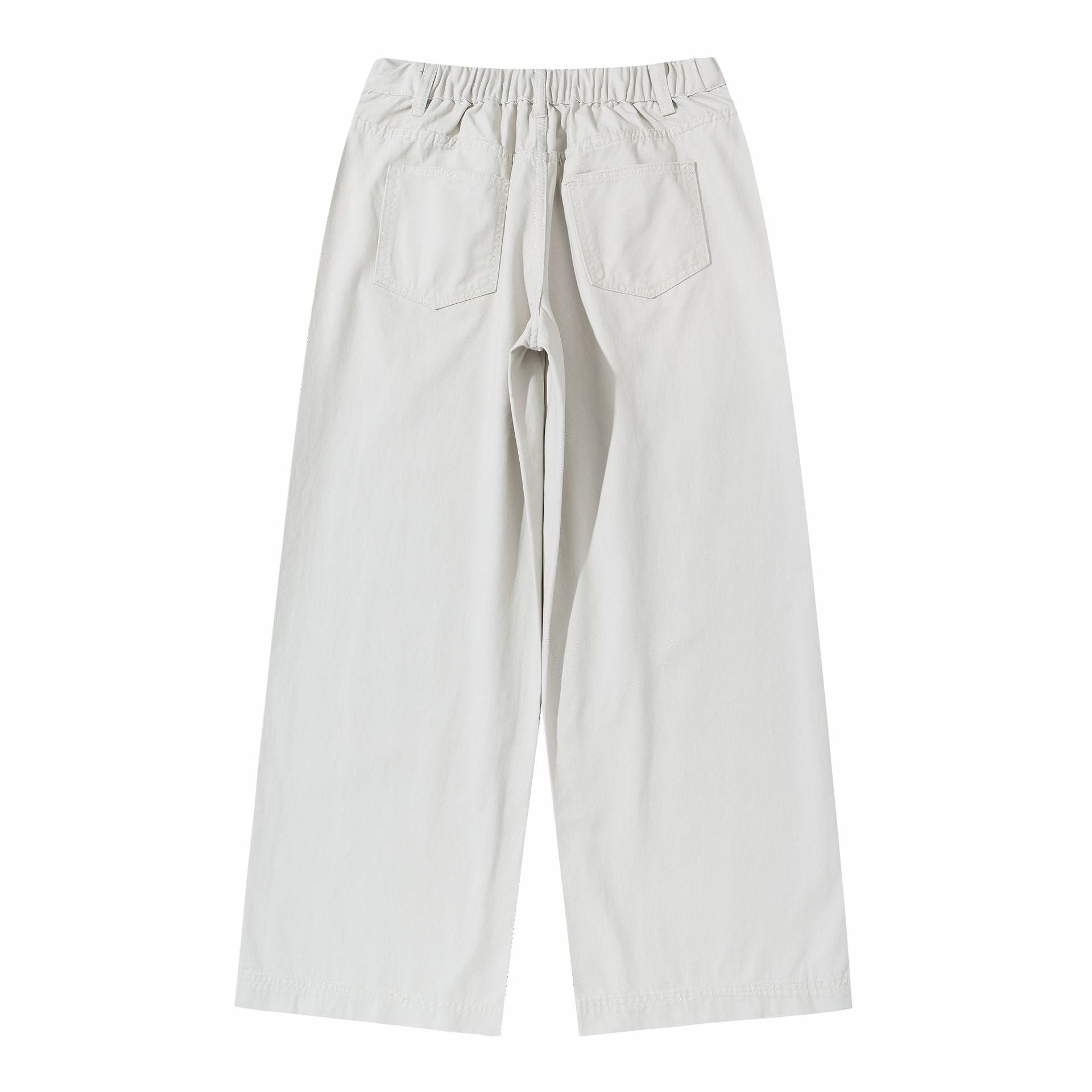 Women's High-Waist Culotte Pants made of Cotton Twill with Continuous Center Seam Chichicherry