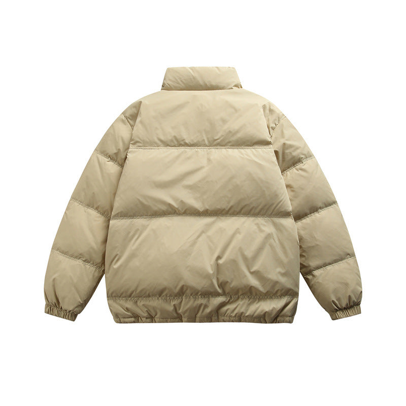 Unisex Boxy-padded thermal jacket with drawstring hem and stand-up collar Chichicherry